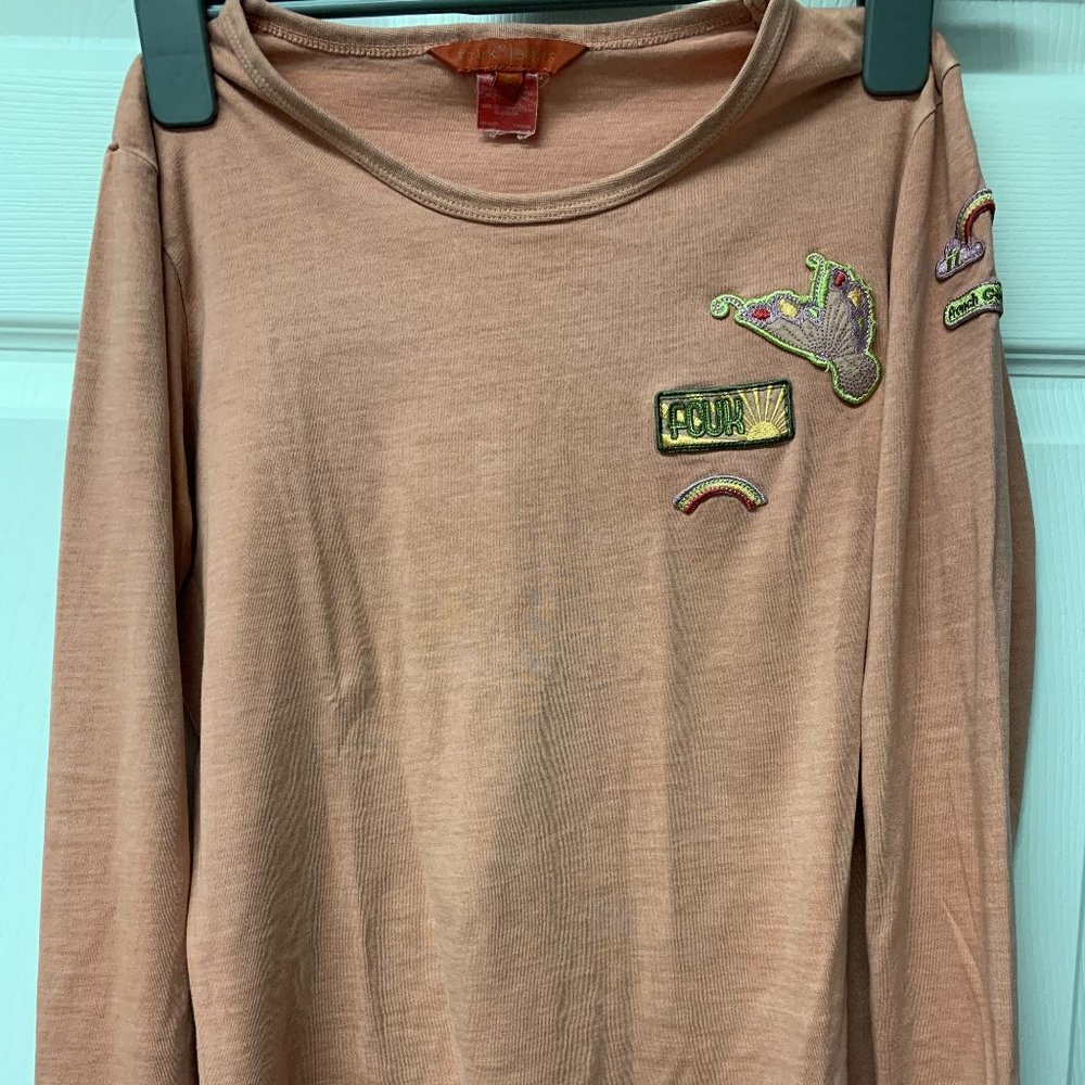FCUK Corral/Blush Long Sleeve T-Shirt